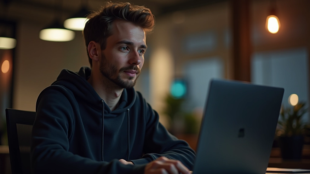 Vývojář pracující v textovém editoru s Developer Tools otevřenými vedle