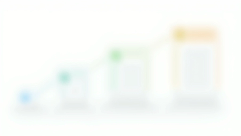 Diagram znázorňující progresivní rozšiřování webu od mobilního zařízení k desktopu