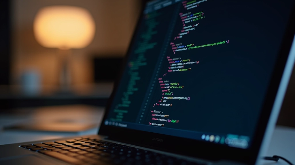 CSS kód s media queries pro responzivní design na obrazovce počítače