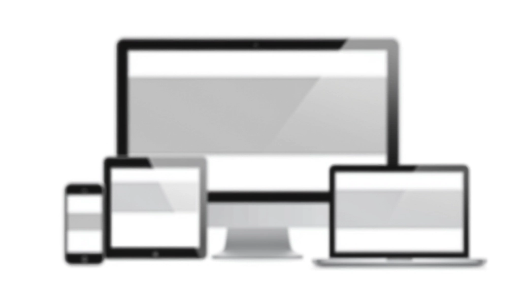 Různá mobilní zařízení zobrazující stejnou webovou stránku v responzivním designu